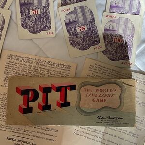 Vintage Parker Brothers 1940’s Pit Game Bull and Bear Edition
